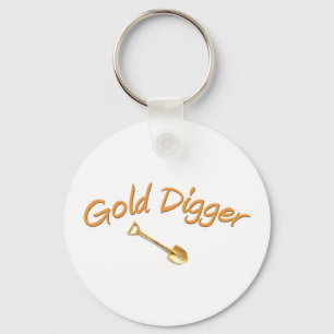 Gold Digger Key Ring