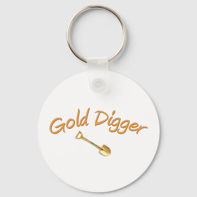 Gold Digger Key Ring (Front)