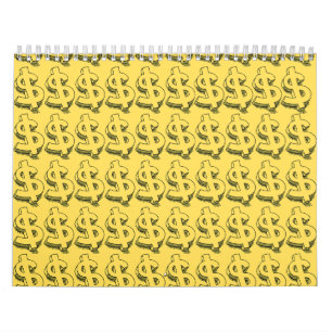 gold dolar calendar