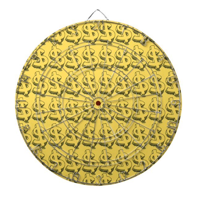 gold dolar dartboard (Front)