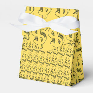 gold dolar favour box