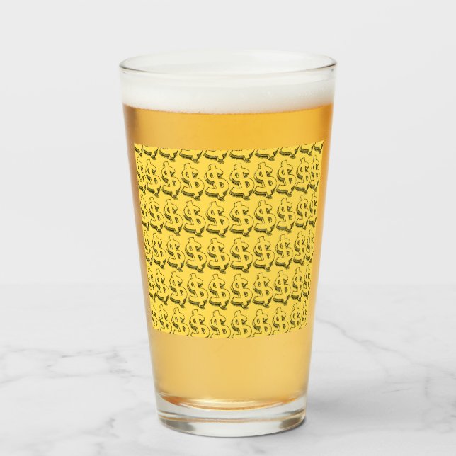 gold dolar glass (Front Filled)
