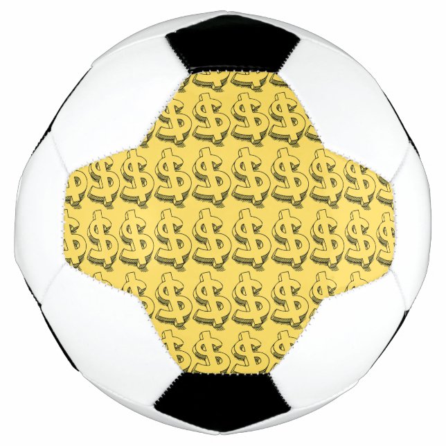 gold dolar soccer ball (Front)