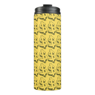 gold dolar thermal tumbler