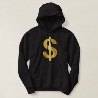 Gold Dollar Sign Symbol – Luxury Money Minimalist  Hoodie