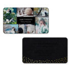 Gold Dots Black Photo Collage Photographer