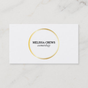 Gold Double Business Card