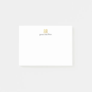 Gold Double Happiness Customisable Notes