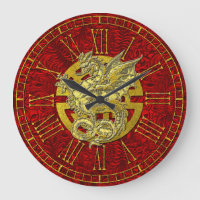 Gold Dragon Chinese Symbol Prosperity