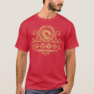 Gold Dragon Crest T-Shirt