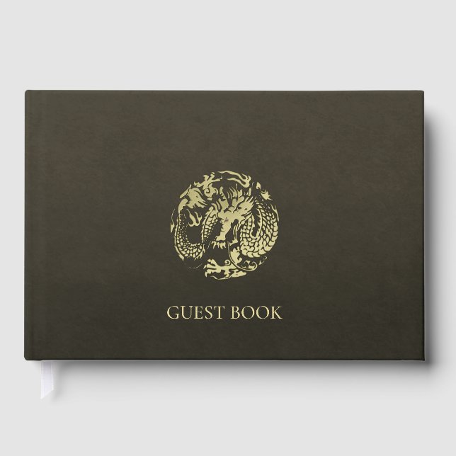 Gold Dragon Guest Book (Front)