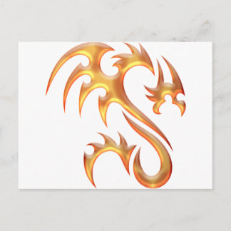 Gold Dragon Postcard
