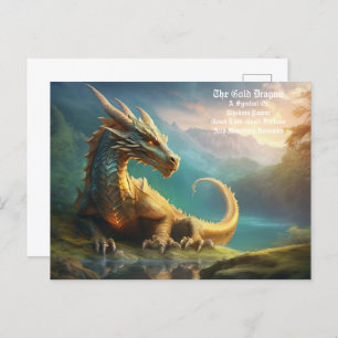 Gold Dragon Postcard