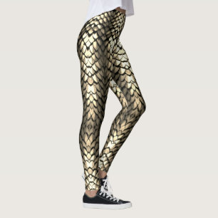 Gold dragon scales leggings