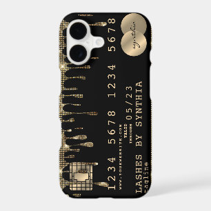 Gold Drips Credit Card Style