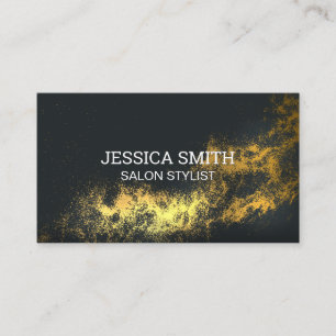 Gold Dust Background Business Card
