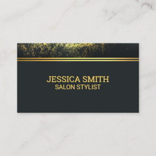 Gold Dust Background Business Card