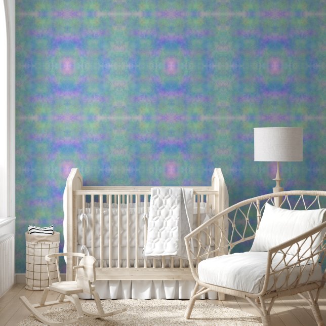 Gold dust sky blue and green variation wallpaper (Kids)