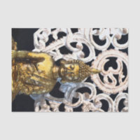 Gold Earth Buddha OM Aum Ajna Meditation Party