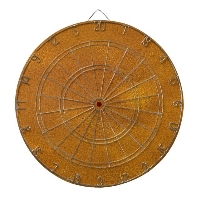 Gold Effect Dartboard (Front)