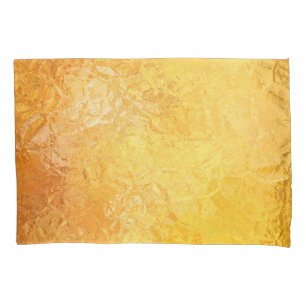 Gold Elegance: Abstract Luxurious Background Pillowcase