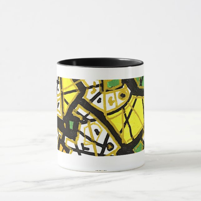 GOLD – Elegant Abstract Mug (Center)