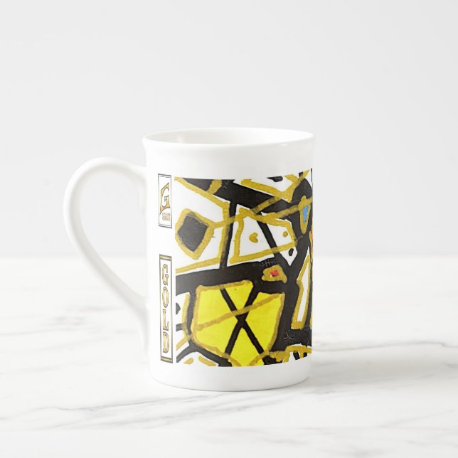 GOLD – Elegant Bone China Mug 2 - GGAST (Left)