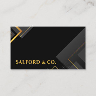 Gold Elegant Business Card