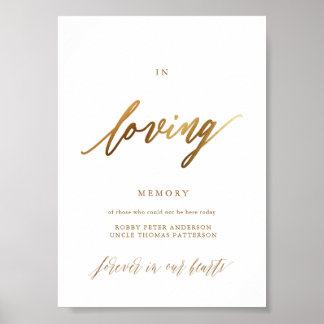 Gold Elegant Script Typography Poster