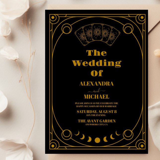 Gold Elegant Tarot Card Wedding (Creator Uploaded)