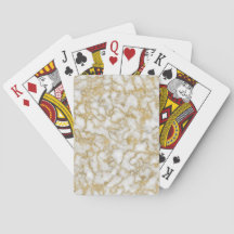 Gold Encrusted Marble playing cards