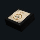 Gold Engagement Ring Red Hearts Will You Marry Me Gift Box<br><div class="desc">Give your fiance this beautiful gift with the surprise of an engagement ring wrapped inside.
An image of a yellow gold engagement ring,  with "Will You Marry Me" in the centre and the names surrounded by little red hearts.  All of this is on a beautiful dark navy background.</div>
