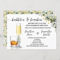 Gold Eucalyptus Bubbles & Bourbon Couples Shower