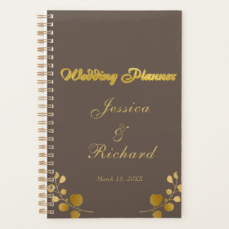 Gold Eucalyptus Wedding Planner