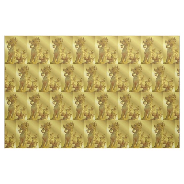 gold Fabric, colourful house textile beautiful Fabric (Fat Quarter)
