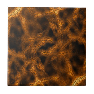 Gold fantasy pattern tile