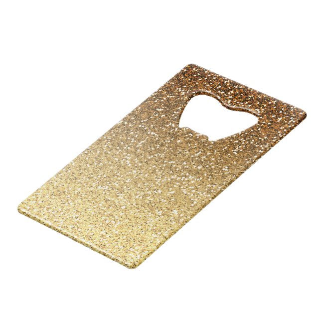 Gold Faux Glitter Ombre (Front Angled)