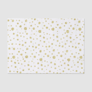 Gold Faux Glitter Wrapping Paper