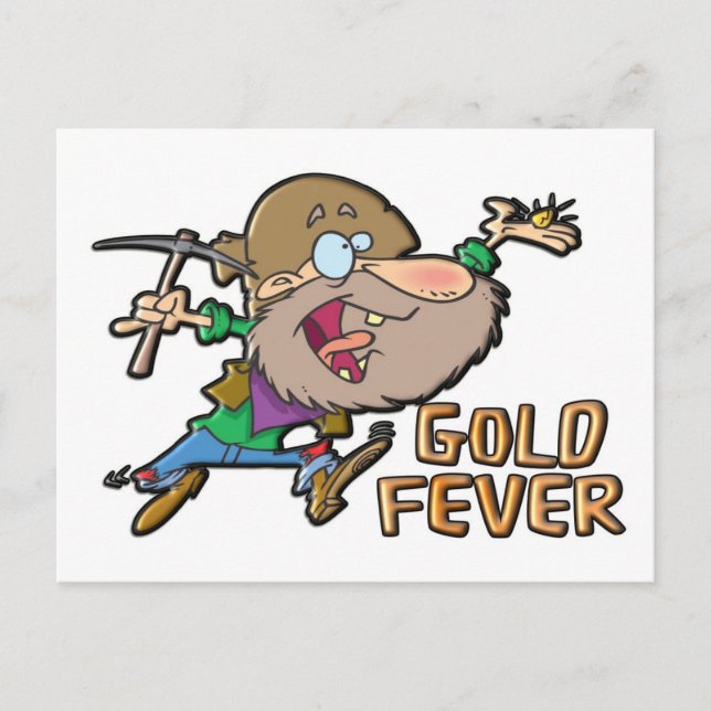 GOLD FEVER POSTCARD (Front)