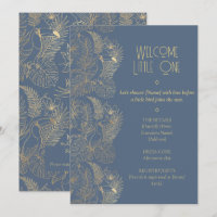Gold Filigree Art Deco | Toucan Baby Shower