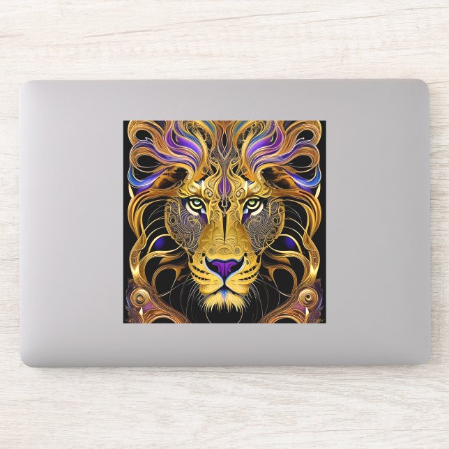 Gold Filigree Lion  (Computer)