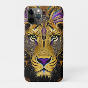 Gold Filigree Lion  Case-Mate iPhone Case