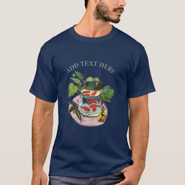 Gold Fish After Matisse T-Shirt (Front)