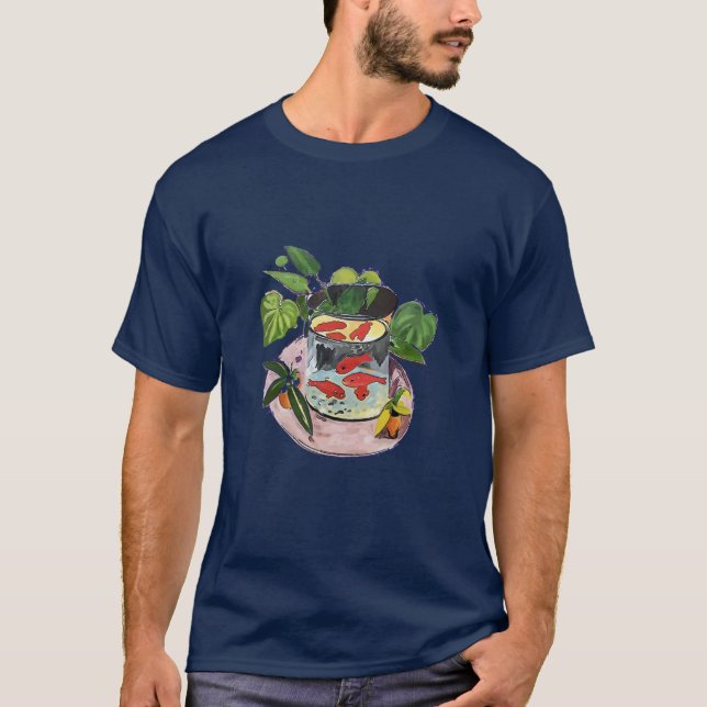 Gold Fish After Matisse T-Shirt (Front)