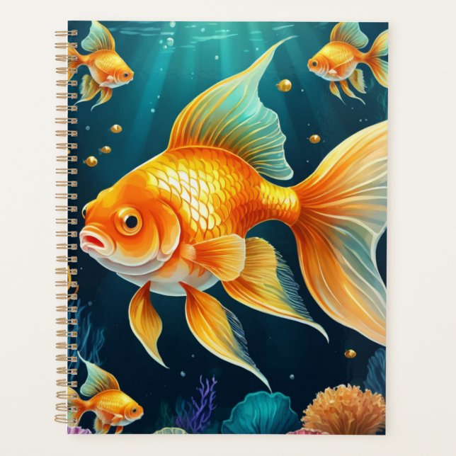 Gold Fish in Underwater Planner (Front)
