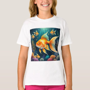 Gold Fish in Underwater T-Shirt