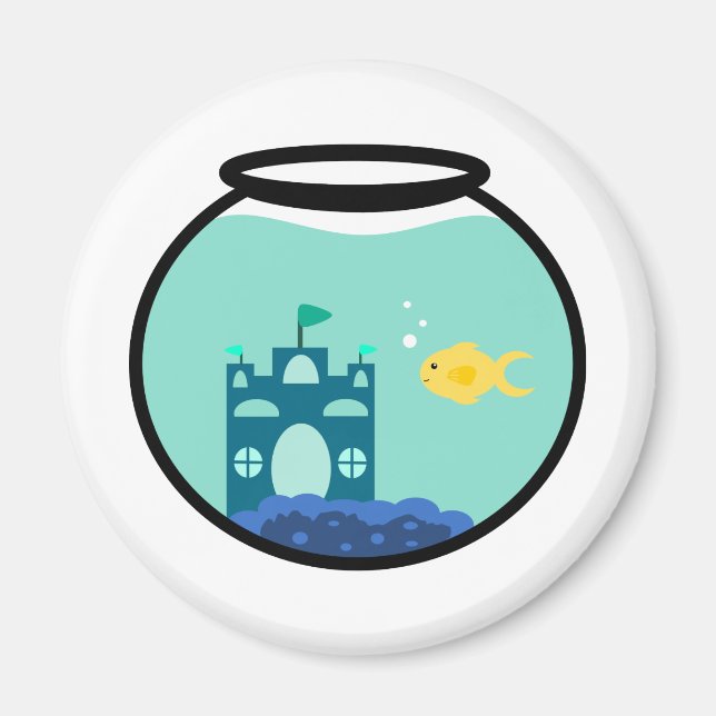 Gold Fish Magnet (Front)