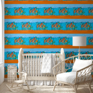 Gold Fish Mosaic Wallpaper