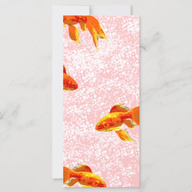 Gold fish pattern pink (Front)