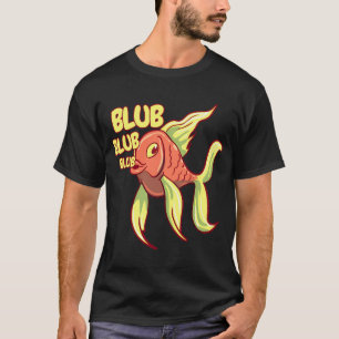 Gold fish sticker art, design T-Shirt
